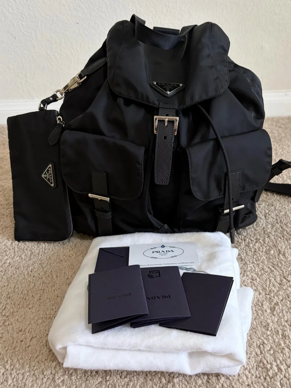 Prada Medium Re-Nylon Backpack